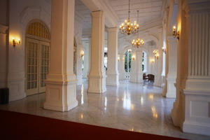 Entrance of Raffles Hotel